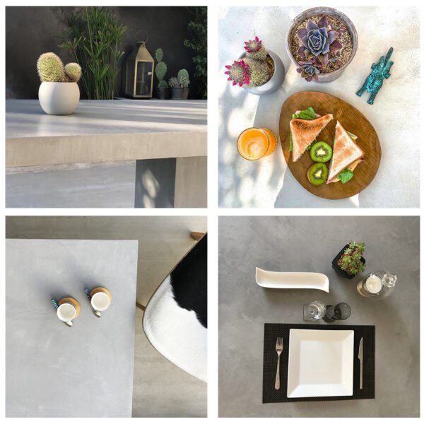 Table béton ciré sur socles personalisable – Image 6