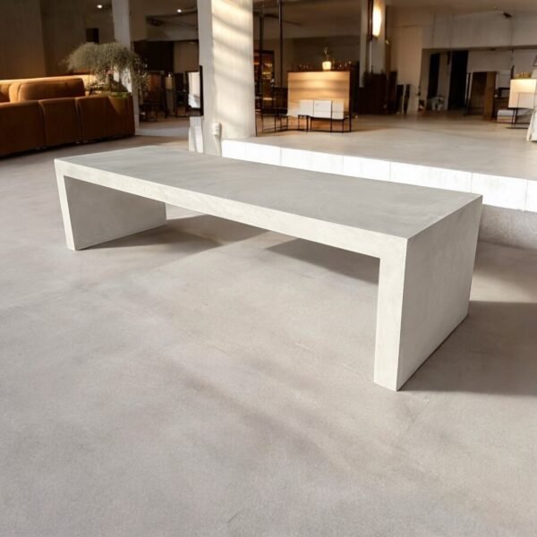 Table basse béton ciré - banc Béton ciré Table basse béton ciré sur mesure - plateau béton ciré - pieds métal ou bois - L’atelier Place est spécialisé dans la réalisation de mobilier d’intérieur sur mesure en béton ciré L’atelier Place est spécialisé dans la réalisation de mobilier d’intérieur sur mesure en béton ciré. Table basse béton ciré entièrement réalisée à la main et personnalisable. Table basse béton ciré sur mesure - plateau béton ciré - pieds métal ou bois- : table , table basse , meuble tv , desserte … C’est Innovant ! Grâce à la mise au point d’un concept innovant aussi bien dans la matière que dans la structure, les meubles béton ciré sont léger et facile d’entretien - Du choix ! Décliné dans une multitude de couleurs, de formes et de dimensions, le design est épuré et élégant, il répondra à toutes les attentes et les exigences de décorations - Unique ! Le rendu de la matière confère un aspect unique à chaque meuble. La vaste gamme de piètements proposés est personnalisable et les dimensions infinies pour personnaliser son meuble - Handmade ! Tous les meubles sont conçus et réalisés à la main de la tête aux pieds .Fabriqué sous 10 jours puis expédiés dans toute la France . Le béton ciré est un matériau moderne et esthétique qui combine l’apparence du béton avec une finition lisse et brillante. Il est souvent utilisé pour les revêtements de sols, murs, meubles, et même les plans de travail en raison de son aspect contemporain et de ses propriétés pratiques. Le béton ciré est apprécié pour sa résistance, sa durabilité et sa facilité d’entretien. Il est composé de béton, de pigments, de résines et d’autres additifs qui permettent de créer une finition lisse et uniforme BETON CIRE - TABLE -TABLE A DINER - TABLE SUR MESURE – TABLE BETON CIRE - TABLE REUNION - TABLE BASSE SUR MESURE – TABLE - BASSE BETON CIRE - TABLE BASSE – MEUBLE - MOBILIER SUR MESURE - MOBILIER BETON CIRE - FAIT MAIN – HANDMADE - PIEDS TABLE – PIEDS METAL - ILOT CENTRAL – BUREAU – SALON - SUR MESURE – DECORATION - DESIGN – MEUBLE - TABLE DE DINER – CUISINE – COMPTEMPORAIN - BOHEME CHIC - table béton ciré sur mesure - table fait main - table à diner - table repas - table salle à manger