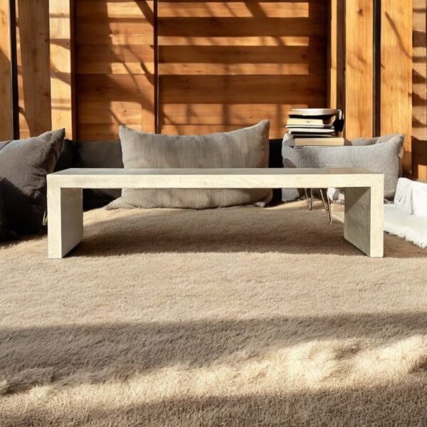 Table basse béton ciré - banc Béton ciré Table basse béton ciré sur mesure - plateau béton ciré - pieds métal ou bois - L’atelier Place est spécialisé dans la réalisation de mobilier d’intérieur sur mesure en béton ciré L’atelier Place est spécialisé dans la réalisation de mobilier d’intérieur sur mesure en béton ciré. Table basse béton ciré entièrement réalisée à la main et personnalisable. Table basse béton ciré sur mesure - plateau béton ciré - pieds métal ou bois- : table , table basse , meuble tv , desserte … C’est Innovant ! Grâce à la mise au point d’un concept innovant aussi bien dans la matière que dans la structure, les meubles béton ciré sont léger et facile d’entretien - Du choix ! Décliné dans une multitude de couleurs, de formes et de dimensions, le design est épuré et élégant, il répondra à toutes les attentes et les exigences de décorations - Unique ! Le rendu de la matière confère un aspect unique à chaque meuble. La vaste gamme de piètements proposés est personnalisable et les dimensions infinies pour personnaliser son meuble - Handmade ! Tous les meubles sont conçus et réalisés à la main de la tête aux pieds .Fabriqué sous 10 jours puis expédiés dans toute la France . Le béton ciré est un matériau moderne et esthétique qui combine l’apparence du béton avec une finition lisse et brillante. Il est souvent utilisé pour les revêtements de sols, murs, meubles, et même les plans de travail en raison de son aspect contemporain et de ses propriétés pratiques. Le béton ciré est apprécié pour sa résistance, sa durabilité et sa facilité d’entretien. Il est composé de béton, de pigments, de résines et d’autres additifs qui permettent de créer une finition lisse et uniforme BETON CIRE - TABLE -TABLE A DINER - TABLE SUR MESURE – TABLE BETON CIRE - TABLE REUNION - TABLE BASSE SUR MESURE – TABLE - BASSE BETON CIRE - TABLE BASSE – MEUBLE - MOBILIER SUR MESURE - MOBILIER BETON CIRE - FAIT MAIN – HANDMADE - PIEDS TABLE – PIEDS METAL - ILOT CENTRAL – BUREAU – SALON - SUR MESURE – DECORATION - DESIGN – MEUBLE - TABLE DE DINER – CUISINE – COMPTEMPORAIN - BOHEME CHIC - table béton ciré sur mesure - table fait main - table à diner - table repas - table salle à manger