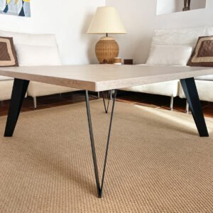 Table basse béton ciré sur mesure - plateau béton ciré - pieds métal ou bois - L’atelier Place est spécialisé dans la réalisation de mobilier d’intérieur sur mesure en béton ciré L’atelier Place est spécialisé dans la réalisation de mobilier d’intérieur sur mesure en béton ciré. Table basse béton ciré entièrement réalisée à la main et personnalisable. Table basse béton ciré sur mesure - plateau béton ciré - pieds métal ou bois- : table , table basse , meuble tv , desserte … C’est Innovant ! Grâce à la mise au point d’un concept innovant aussi bien dans la matière que dans la structure, les meubles béton ciré sont léger et facile d’entretien - Du choix ! Décliné dans une multitude de couleurs, de formes et de dimensions, le design est épuré et élégant, il répondra à toutes les attentes et les exigences de décorations - Unique ! Le rendu de la matière confère un aspect unique à chaque meuble. La vaste gamme de piètements proposés est personnalisable et les dimensions infinies pour personnaliser son meuble - Handmade ! Tous les meubles sont conçus et réalisés à la main de la tête aux pieds .Fabriqué sous 10 jours puis expédiés dans toute la France . Le béton ciré est un matériau moderne et esthétique qui combine l’apparence du béton avec une finition lisse et brillante. Il est souvent utilisé pour les revêtements de sols, murs, meubles, et même les plans de travail en raison de son aspect contemporain et de ses propriétés pratiques. Le béton ciré est apprécié pour sa résistance, sa durabilité et sa facilité d’entretien. Il est composé de béton, de pigments, de résines et d’autres additifs qui permettent de créer une finition lisse et uniforme BETON CIRE - TABLE -TABLE A DINER - TABLE SUR MESURE – TABLE BETON CIRE - TABLE REUNION - TABLE BASSE SUR MESURE – TABLE - BASSE BETON CIRE - TABLE BASSE – MEUBLE - MOBILIER SUR MESURE - MOBILIER BETON CIRE - FAIT MAIN – HANDMADE - PIEDS TABLE – PIEDS METAL - ILOT CENTRAL – BUREAU – SALON - SUR MESURE – DECORATION - DESIGN – MEUBLE - TABLE DE DINER – CUISINE – COMPTEMPORAIN - BOHEME CHIC - table béton ciré sur mesure - table fait main - table à diner - table repas - table salle à manger