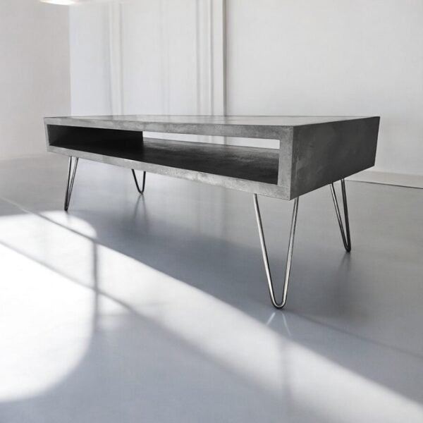 Table basse béton ciré sur mesure - plateau béton ciré - pieds métal ou bois - L’atelier Place est spécialisé dans la réalisation de mobilier d’intérieur sur mesure en béton ciré L’atelier Place est spécialisé dans la réalisation de mobilier d’intérieur sur mesure en béton ciré. Table basse béton ciré entièrement réalisée à la main et personnalisable. Table basse béton ciré sur mesure - plateau béton ciré - pieds métal ou bois- : table , table basse , meuble tv , desserte … C’est Innovant ! Grâce à la mise au point d’un concept innovant aussi bien dans la matière que dans la structure, les meubles béton ciré sont léger et facile d’entretien - Du choix ! Décliné dans une multitude de couleurs, de formes et de dimensions, le design est épuré et élégant, il répondra à toutes les attentes et les exigences de décorations - Unique ! Le rendu de la matière confère un aspect unique à chaque meuble. La vaste gamme de piètements proposés est personnalisable et les dimensions infinies pour personnaliser son meuble - Handmade ! Tous les meubles sont conçus et réalisés à la main de la tête aux pieds .Fabriqué sous 10 jours puis expédiés dans toute la France . Le béton ciré est un matériau moderne et esthétique qui combine l’apparence du béton avec une finition lisse et brillante. Il est souvent utilisé pour les revêtements de sols, murs, meubles, et même les plans de travail en raison de son aspect contemporain et de ses propriétés pratiques. Le béton ciré est apprécié pour sa résistance, sa durabilité et sa facilité d’entretien. Il est composé de béton, de pigments, de résines et d’autres additifs qui permettent de créer une finition lisse et uniforme BETON CIRE - TABLE -TABLE A DINER - TABLE SUR MESURE – TABLE BETON CIRE - TABLE REUNION - TABLE BASSE SUR MESURE – TABLE - BASSE BETON CIRE - TABLE BASSE – MEUBLE - MOBILIER SUR MESURE - MOBILIER BETON CIRE - FAIT MAIN – HANDMADE - PIEDS TABLE – PIEDS METAL - ILOT CENTRAL – BUREAU – SALON - SUR MESURE – DECORATION - DESIGN – MEUBLE - TABLE DE DINER – CUISINE – COMPTEMPORAIN - BOHEME CHIC - table béton ciré sur mesure - table fait main - table à diner - table repas - table salle à manger