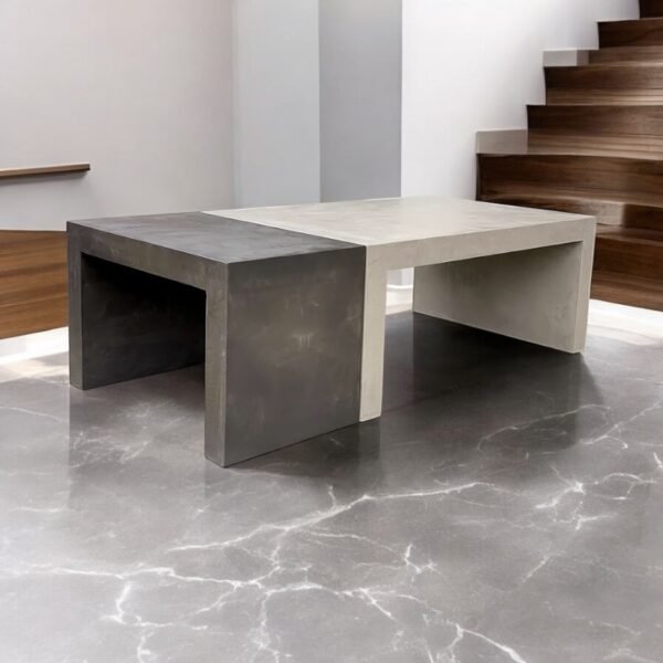 Table basse béton ciré - banc Béton ciré Table basse béton ciré sur mesure - plateau béton ciré - pieds métal ou bois - L’atelier Place est spécialisé dans la réalisation de mobilier d’intérieur sur mesure en béton ciré L’atelier Place est spécialisé dans la réalisation de mobilier d’intérieur sur mesure en béton ciré. Table basse béton ciré entièrement réalisée à la main et personnalisable. Table basse béton ciré sur mesure - plateau béton ciré - pieds métal ou bois- : table , table basse , meuble tv , desserte … C’est Innovant ! Grâce à la mise au point d’un concept innovant aussi bien dans la matière que dans la structure, les meubles béton ciré sont léger et facile d’entretien - Du choix ! Décliné dans une multitude de couleurs, de formes et de dimensions, le design est épuré et élégant, il répondra à toutes les attentes et les exigences de décorations - Unique ! Le rendu de la matière confère un aspect unique à chaque meuble. La vaste gamme de piètements proposés est personnalisable et les dimensions infinies pour personnaliser son meuble - Handmade ! Tous les meubles sont conçus et réalisés à la main de la tête aux pieds .Fabriqué sous 10 jours puis expédiés dans toute la France . Le béton ciré est un matériau moderne et esthétique qui combine l’apparence du béton avec une finition lisse et brillante. Il est souvent utilisé pour les revêtements de sols, murs, meubles, et même les plans de travail en raison de son aspect contemporain et de ses propriétés pratiques. Le béton ciré est apprécié pour sa résistance, sa durabilité et sa facilité d’entretien. Il est composé de béton, de pigments, de résines et d’autres additifs qui permettent de créer une finition lisse et uniforme BETON CIRE - TABLE -TABLE A DINER - TABLE SUR MESURE – TABLE BETON CIRE - TABLE REUNION - TABLE BASSE SUR MESURE – TABLE - BASSE BETON CIRE - TABLE BASSE – MEUBLE - MOBILIER SUR MESURE - MOBILIER BETON CIRE - FAIT MAIN – HANDMADE - PIEDS TABLE – PIEDS METAL - ILOT CENTRAL – BUREAU – SALON - SUR MESURE – DECORATION - DESIGN – MEUBLE - TABLE DE DINER – CUISINE – COMPTEMPORAIN - BOHEME CHIC - table béton ciré sur mesure - table fait main - table à diner - table repas - table salle à manger