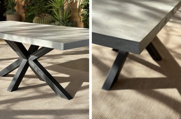 Table béton ciré sur mesure - plateau béton ciré - pieds métal ou bois - L’atelier Place est spécialisé dans la réalisation de mobilier d’intérieur sur mesure en béton ciré L’atelier Place est spécialisé dans la réalisation de mobilier d’intérieur sur mesure en béton ciré. Table béton ciré entièrement réalisée à la main et personnalisable. Table béton ciré sur mesure - plateau béton ciré - pieds métal ou bois- L’atelier Place est spécialisé dans la réalisation de mobilier d’intérieur sur mesure en béton ciré : table , table basse , meuble tv , desserte … C’est Innovant ! Grâce à la mise au point d’un concept innovant aussi bien dans la matière que dans la structure, les meubles béton ciré sont léger et facile d’entretien - Du choix ! Décliné dans une multitude de couleurs, de formes et de dimensions, le design est épuré et élégant, il répondra à toutes les attentes et les exigences de décorations - Unique ! Le rendu de la matière confère un aspect unique à chaque meuble. La vaste gamme de piètements proposés est personnalisable et les dimensions infinies pour personnaliser son meuble - Handmade ! Tous les meubles sont conçus et réalisés à la main de la tête aux pieds .Fabriqué sous 10 jours puis expédiés dans toute la France . Le béton ciré est un matériau moderne et esthétique qui combine l’apparence du béton avec une finition lisse et brillante. Il est souvent utilisé pour les revêtements de sols, murs, meubles, et même les plans de travail en raison de son aspect contemporain et de ses propriétés pratiques. Le béton ciré est apprécié pour sa résistance, sa durabilité et sa facilité d’entretien. Il est composé de béton, de pigments, de résines et d’autres additifs qui permettent de créer une finition lisse et uniforme BETON CIRE - TABLE -TABLE A DINER - TABLE SUR MESURE – TABLE BETON CIRE - TABLE REUNION - TABLE BASSE SUR MESURE – TABLE - BASSE BETON CIRE - TABLE BASSE – MEUBLE - MOBILIER SUR MESURE - MOBILIER BETON CIRE - FAIT MAIN – HANDMADE - PIEDS TABLE – PIEDS METAL - ILOT CENTRAL – BUREAU – SALON - SUR MESURE – DECORATION - DESIGN – MEUBLE - TABLE DE DINER – CUISINE – COMPTEMPORAIN - BOHEME CHIC - table béton ciré sur mesure - table fait main - table à diner - table repas - table salle à manger