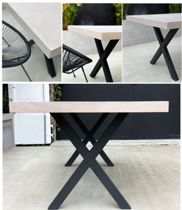 Table béton ciré sur mesure - plateau béton ciré - pieds métal ou bois - L’atelier Place est spécialisé dans la réalisation de mobilier d’intérieur sur mesure en béton ciré L’atelier Place est spécialisé dans la réalisation de mobilier d’intérieur sur mesure en béton ciré. Table béton ciré entièrement réalisée à la main et personnalisable. Table béton ciré sur mesure - plateau béton ciré - pieds métal ou bois- L’atelier Place est spécialisé dans la réalisation de mobilier d’intérieur sur mesure en béton ciré : table , table basse , meuble tv , desserte … C’est Innovant ! Grâce à la mise au point d’un concept innovant aussi bien dans la matière que dans la structure, les meubles béton ciré sont léger et facile d’entretien - Du choix ! Décliné dans une multitude de couleurs, de formes et de dimensions, le design est épuré et élégant, il répondra à toutes les attentes et les exigences de décorations - Unique ! Le rendu de la matière confère un aspect unique à chaque meuble. La vaste gamme de piètements proposés est personnalisable et les dimensions infinies pour personnaliser son meuble - Handmade ! Tous les meubles sont conçus et réalisés à la main de la tête aux pieds .Fabriqué sous 10 jours puis expédiés dans toute la France . Le béton ciré est un matériau moderne et esthétique qui combine l’apparence du béton avec une finition lisse et brillante. Il est souvent utilisé pour les revêtements de sols, murs, meubles, et même les plans de travail en raison de son aspect contemporain et de ses propriétés pratiques. Le béton ciré est apprécié pour sa résistance, sa durabilité et sa facilité d’entretien. Il est composé de béton, de pigments, de résines et d’autres additifs qui permettent de créer une finition lisse et uniforme BETON CIRE - TABLE -TABLE A DINER - TABLE SUR MESURE – TABLE BETON CIRE - TABLE REUNION - TABLE BASSE SUR MESURE – TABLE - BASSE BETON CIRE - TABLE BASSE – MEUBLE - MOBILIER SUR MESURE - MOBILIER BETON CIRE - FAIT MAIN – HANDMADE - PIEDS TABLE – PIEDS METAL - ILOT CENTRAL – BUREAU – SALON - SUR MESURE – DECORATION - DESIGN – MEUBLE - TABLE DE DINER – CUISINE – COMPTEMPORAIN - BOHEME CHIC - table béton ciré sur mesure - table fait main - table à diner - table repas - table salle à manger