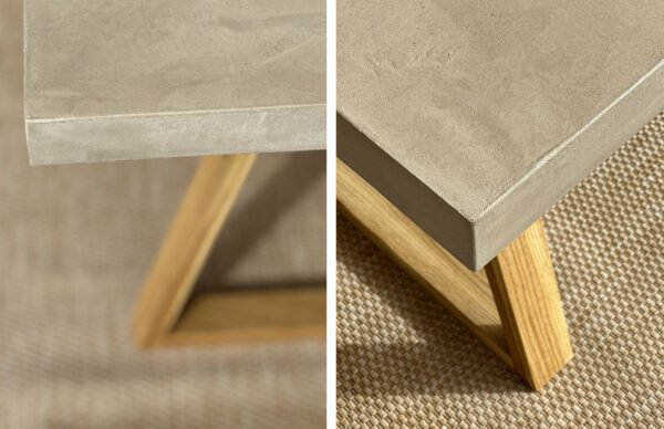 L’atelier Place est spécialisé dans la réalisation de mobilier d’intérieur sur mesure en béton ciré. Table béton ciré entièrement réalisée à la main et personnalisable. Table béton ciré sur mesure - plateau béton ciré - pieds métal ou bois- L’atelier Place est spécialisé dans la réalisation de mobilier d’intérieur sur mesure en béton ciré : table , table basse , meuble tv , desserte … C’est Innovant ! Grâce à la mise au point d’un concept innovant aussi bien dans la matière que dans la structure, les meubles béton ciré sont léger et facile d’entretien - Du choix ! Décliné dans une multitude de couleurs, de formes et de dimensions, le design est épuré et élégant, il répondra à toutes les attentes et les exigences de décorations - Unique ! Le rendu de la matière confère un aspect unique à chaque meuble. La vaste gamme de piètements proposés est personnalisable et les dimensions infinies pour personnaliser son meuble - Handmade ! Tous les meubles sont conçus et réalisés à la main de la tête aux pieds .Fabriqué sous 10 jours puis expédiés dans toute la France . Le béton ciré est un matériau moderne et esthétique qui combine l’apparence du béton avec une finition lisse et brillante. Il est souvent utilisé pour les revêtements de sols, murs, meubles, et même les plans de travail en raison de son aspect contemporain et de ses propriétés pratiques. Le béton ciré est apprécié pour sa résistance, sa durabilité et sa facilité d’entretien. Il est composé de béton, de pigments, de résines et d’autres additifs qui permettent de créer une finition lisse et uniforme BETON CIRE - TABLE -TABLE A DINER - TABLE SUR MESURE – TABLE BETON CIRE - TABLE REUNION - TABLE BASSE SUR MESURE – TABLE - BASSE BETON CIRE - TABLE BASSE – MEUBLE - MOBILIER SUR MESURE - MOBILIER BETON CIRE - FAIT MAIN – HANDMADE - PIEDS TABLE – PIEDS METAL - ILOT CENTRAL – BUREAU – SALON - SUR MESURE – DECORATION - DESIGN – MEUBLE - TABLE DE DINER – CUISINE – COMPTEMPORAIN - BOHEME CHIC - table béton ciré sur mesure - table fait main - table à diner - table repas - table salle à manger
