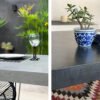 Table basse béton ciré sur mesure - plateau béton ciré - pieds métal ou bois - L’atelier Place est spécialisé dans la réalisation de mobilier d’intérieur sur mesure en béton ciré L’atelier Place est spécialisé dans la réalisation de mobilier d’intérieur sur mesure en béton ciré. Table basse béton ciré entièrement réalisée à la main et personnalisable. Table basse béton ciré sur mesure - plateau béton ciré - pieds métal ou bois- : table , table basse , meuble tv , desserte … C’est Innovant ! Grâce à la mise au point d’un concept innovant aussi bien dans la matière que dans la structure, les meubles béton ciré sont léger et facile d’entretien - Du choix ! Décliné dans une multitude de couleurs, de formes et de dimensions, le design est épuré et élégant, il répondra à toutes les attentes et les exigences de décorations - Unique ! Le rendu de la matière confère un aspect unique à chaque meuble. La vaste gamme de piètements proposés est personnalisable et les dimensions infinies pour personnaliser son meuble - Handmade ! Tous les meubles sont conçus et réalisés à la main de la tête aux pieds .Fabriqué sous 10 jours puis expédiés dans toute la France . Le béton ciré est un matériau moderne et esthétique qui combine l’apparence du béton avec une finition lisse et brillante. Il est souvent utilisé pour les revêtements de sols, murs, meubles, et même les plans de travail en raison de son aspect contemporain et de ses propriétés pratiques. Le béton ciré est apprécié pour sa résistance, sa durabilité et sa facilité d’entretien. Il est composé de béton, de pigments, de résines et d’autres additifs qui permettent de créer une finition lisse et uniforme BETON CIRE - TABLE -TABLE A DINER - TABLE SUR MESURE – TABLE BETON CIRE - TABLE REUNION - TABLE BASSE SUR MESURE – TABLE - BASSE BETON CIRE - TABLE BASSE – MEUBLE - MOBILIER SUR MESURE - MOBILIER BETON CIRE - FAIT MAIN – HANDMADE - PIEDS TABLE – PIEDS METAL - ILOT CENTRAL – BUREAU – SALON - SUR MESURE – DECORATION - DESIGN – MEUBLE - TABLE DE DINER – CUISINE – COMPTEMPORAIN - BOHEME CHIC - table béton ciré sur mesure - table fait main - table à diner - table repas - table salle à manger