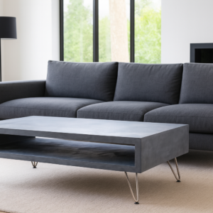 table basse beton ciré design