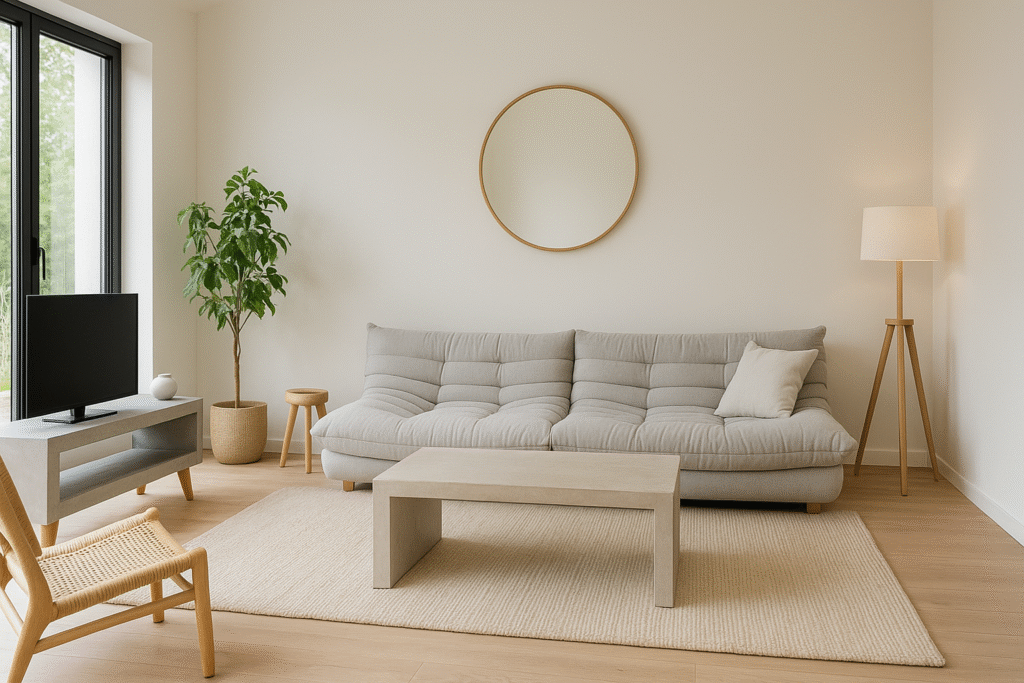 Table béton ciré entièrement réalisée à la main et personnalisable