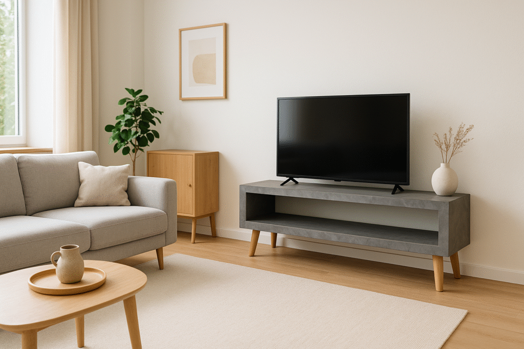 L’atelier Place est spécialisé dans la réalisation de mobilier sur mesure en béton ciré.