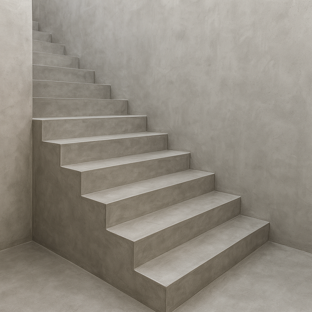 L'atelier Place vous propose l’application de béton ciré Idéal en extérieur comme en intérieur le béton ciré est la matière parfaite sur tout supports